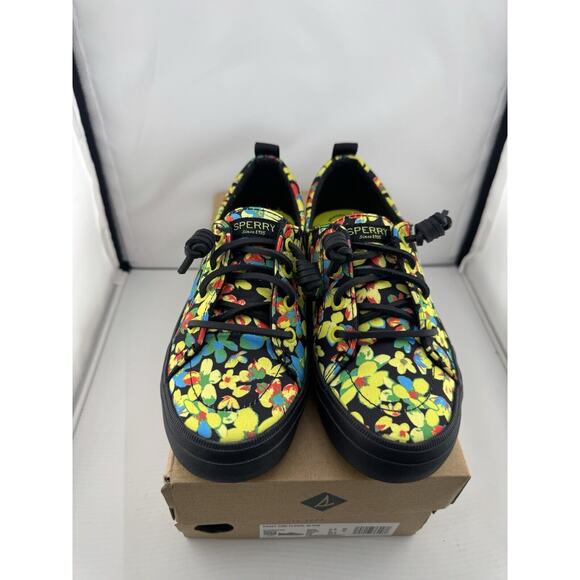 Sperry Women's Crest Vibe Floral Tokyo Sneakers Shoes Size 5.5M Memory Foam W/BX - Picture 3 of 10
